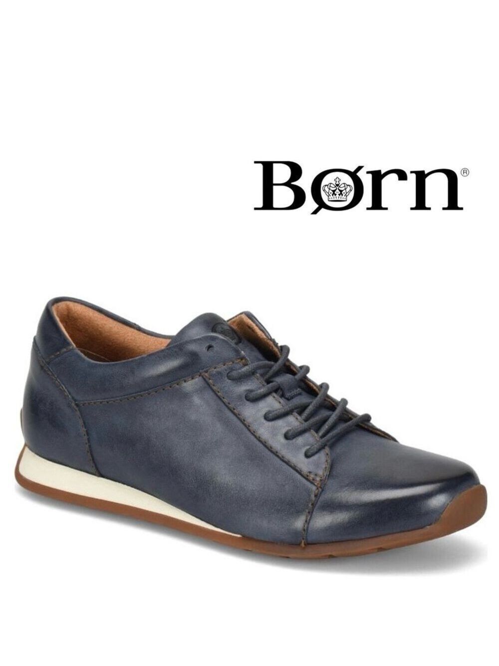 NWT $135 Born Men’s Lace-Up Sneaker – Navy Oceana